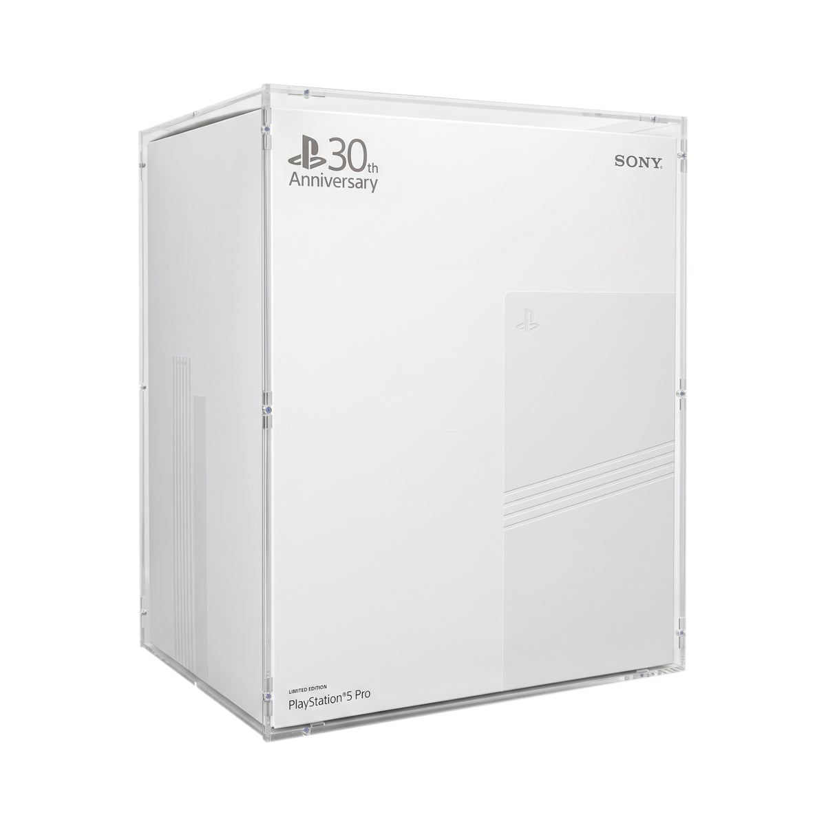 Acryl Case passend für Sony PlayStation 5 PS5 Pro 30th Anniversary Konsole