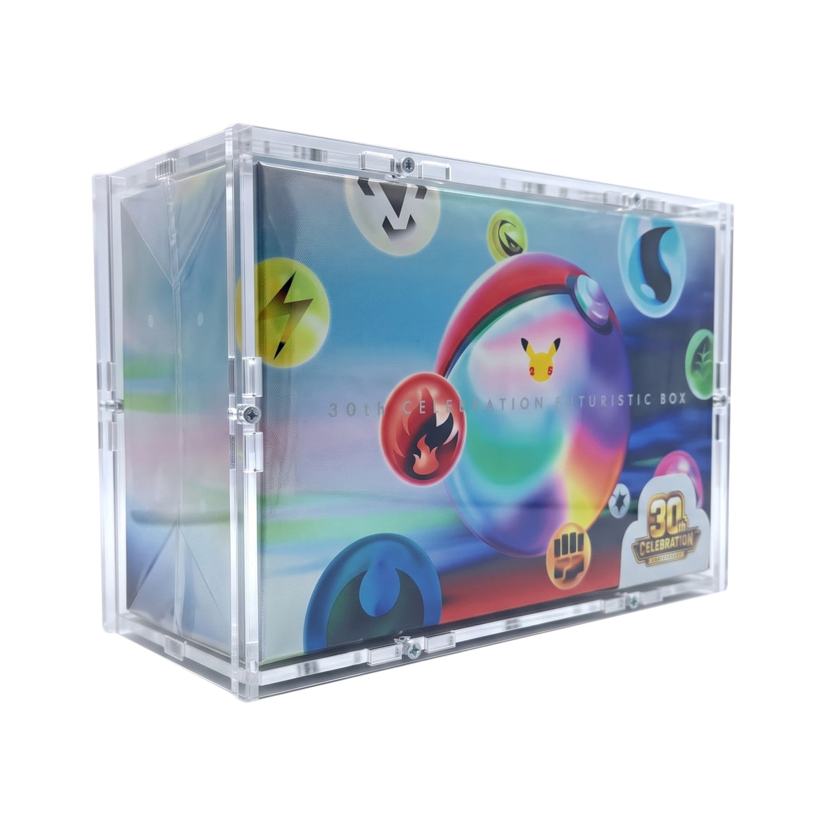 Acryl Case passend für Pokemon 30th Celebration Futuristic Box japanisch