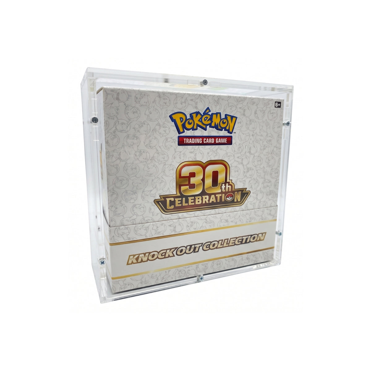 Acrylic case suitable for Pokemon Knock Out Collection display, e.g. 30th Anniversary set