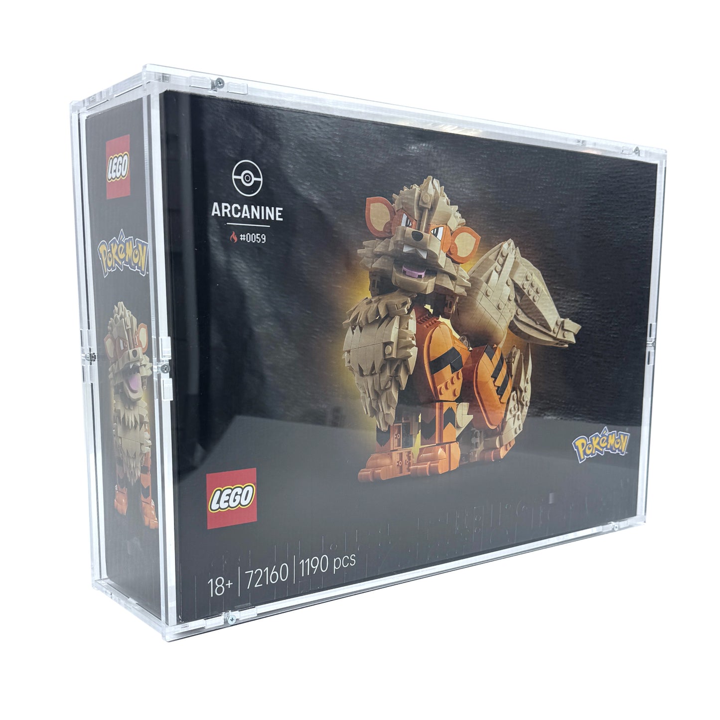 Acryl Case passend für Lego Pokemon 72160 Arkani Set
