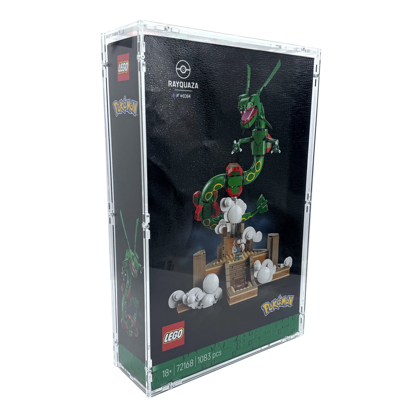 Acryl Case passend für Lego Pokemon 72168 Rayquaza Sets