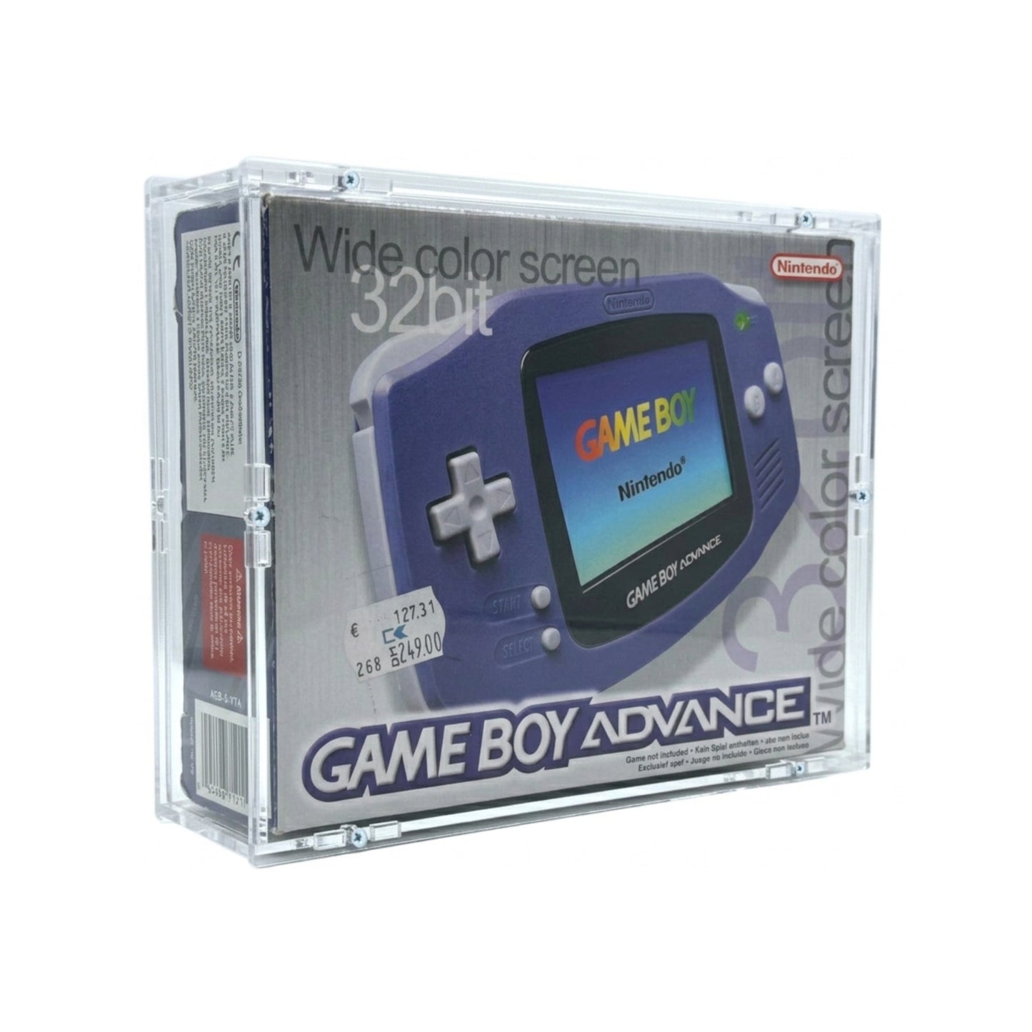 Acryl Case passend für Nintendo Game Boy Advance Konsole OVP
