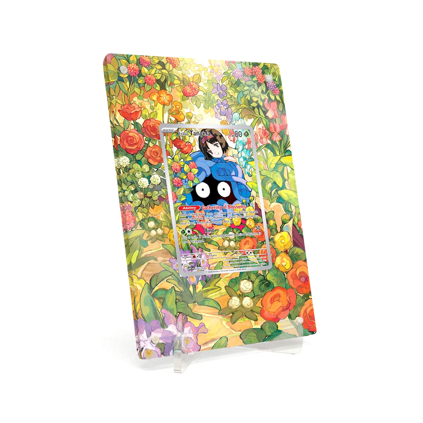 Extended Artwork Display Case Rahmen passend für Pokemon Erika’s Tangela Ascended Heroes (ASC) #218