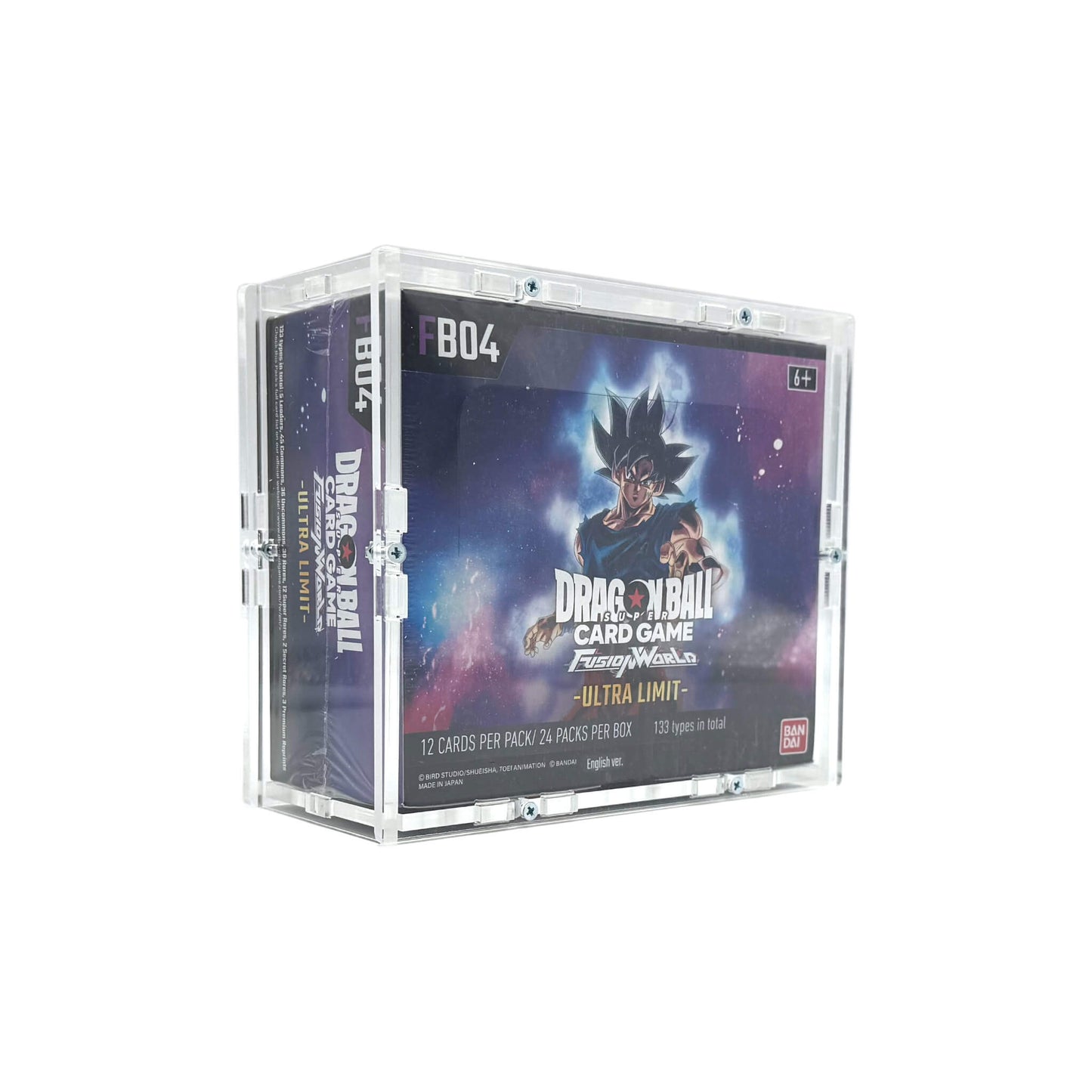 Acryl Case passend für Dragon Ball Super Fusion World Display (Booster Box) englisch FB01 / FB02 / FB03 / FB04
