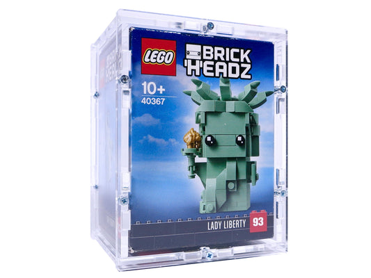 Acryl Case passend für LEGO Brickheadz - zum Beispiel 40367 Freiheitsstatue