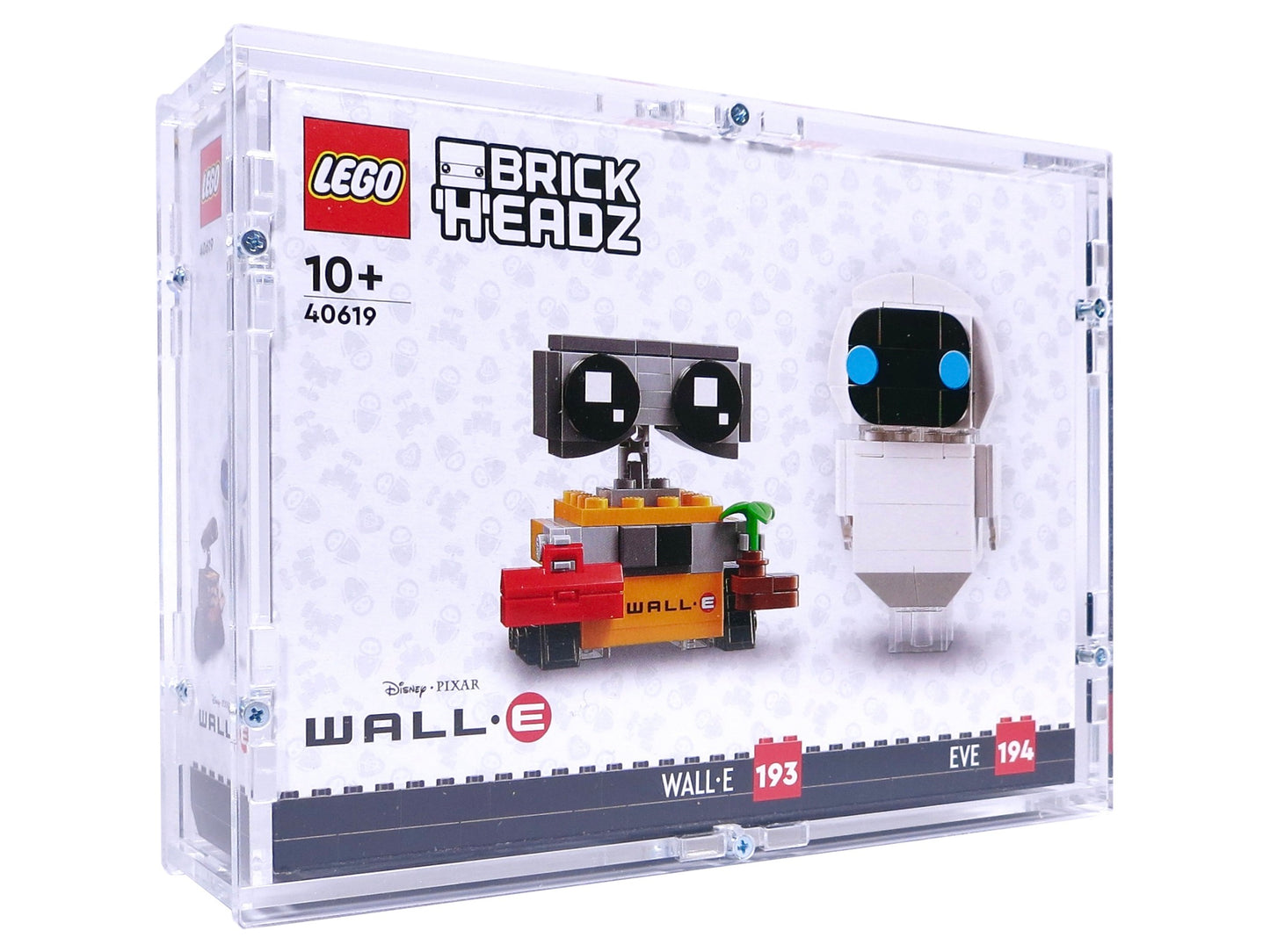 Acryl Case passend für LEGO Brickheadz - zum Beispiel 40619 Wall-E