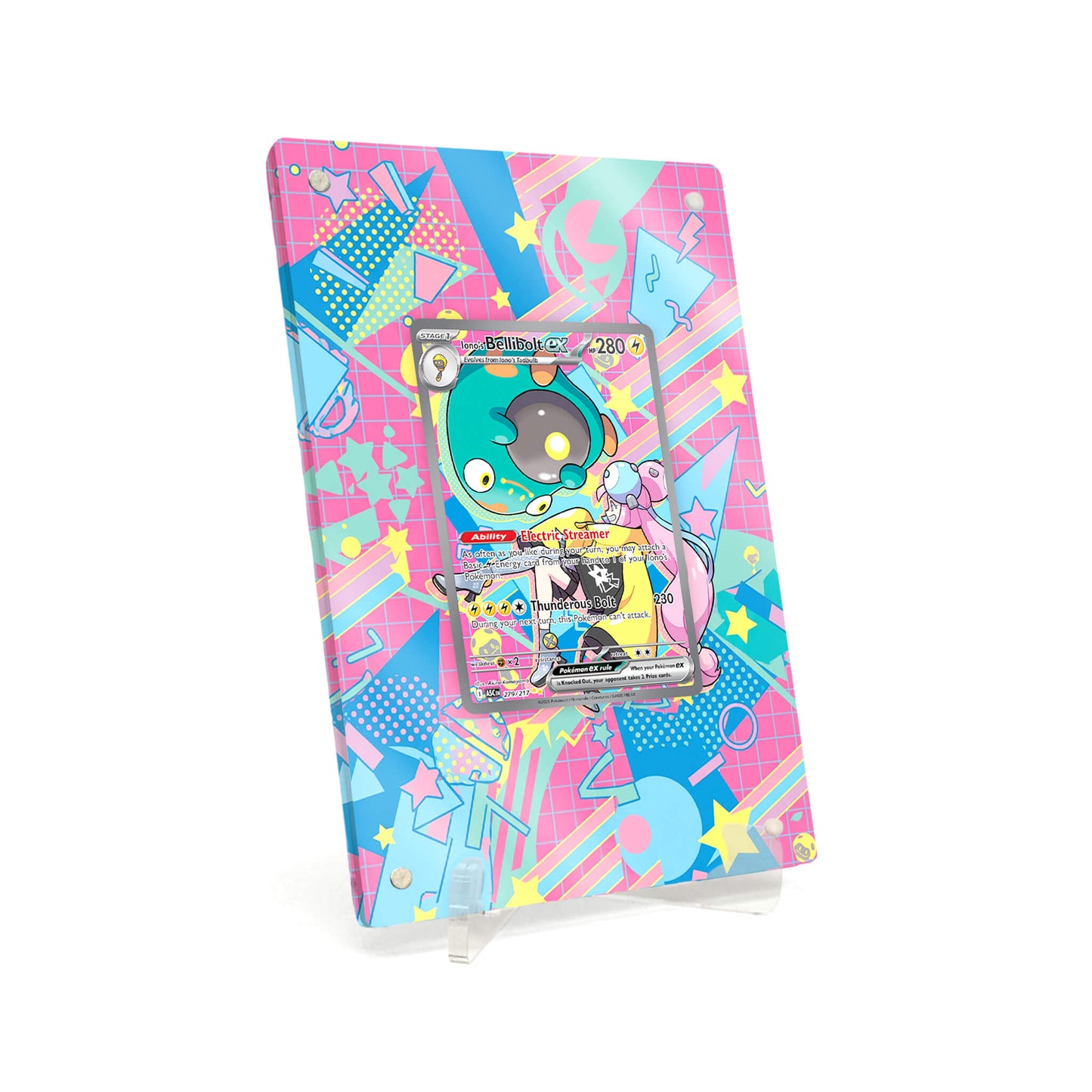 Extended Artwork Display Case Rahmen passend für Pokemon Iono’s Bellibolt ex Ascended Heroes (ASC) #279
