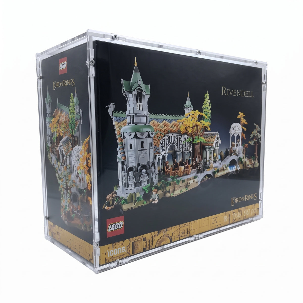 Acryl Case passend für Lego 10316 Herr der Ringe Burchtal