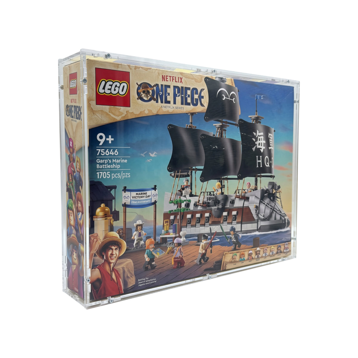 Acrylic case suitable for Lego 75646 Garp's Marine Battleship