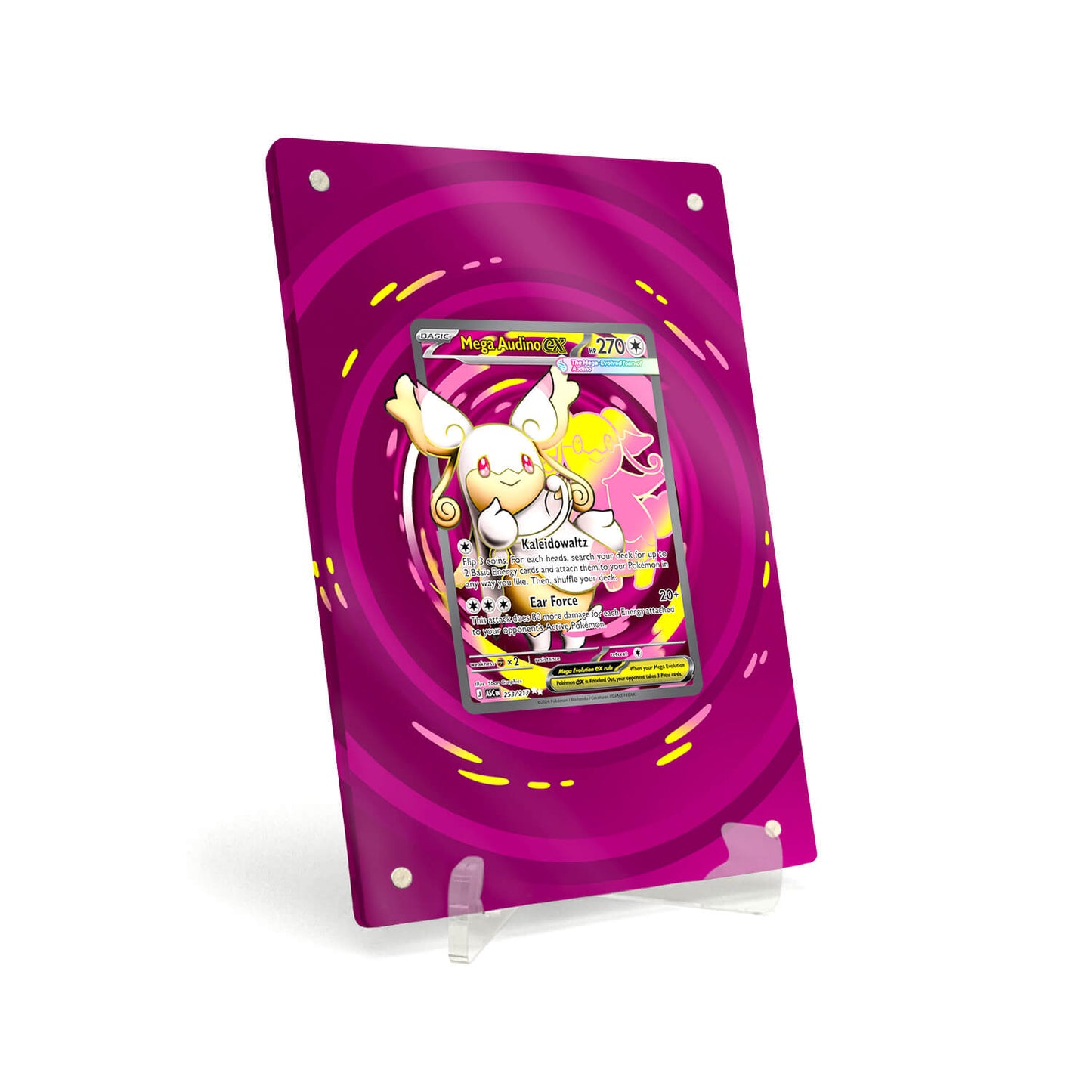 Extended Artwork Display Case Rahmen passend für Pokemon Mega Audino ex Ascended Heroes ASC 253