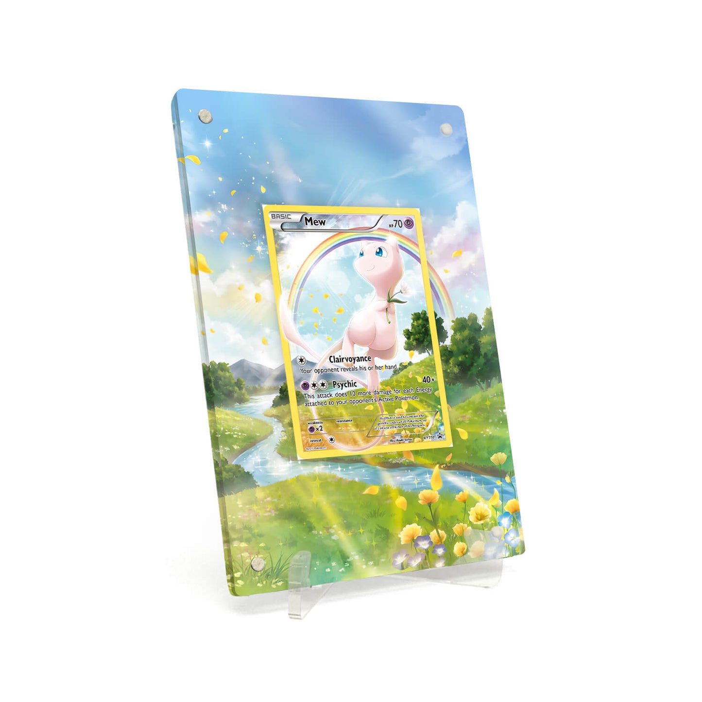 Extended Artwork Display Case Rahmen passend für Pokemon Mew XY Promos (XYP) #XY110