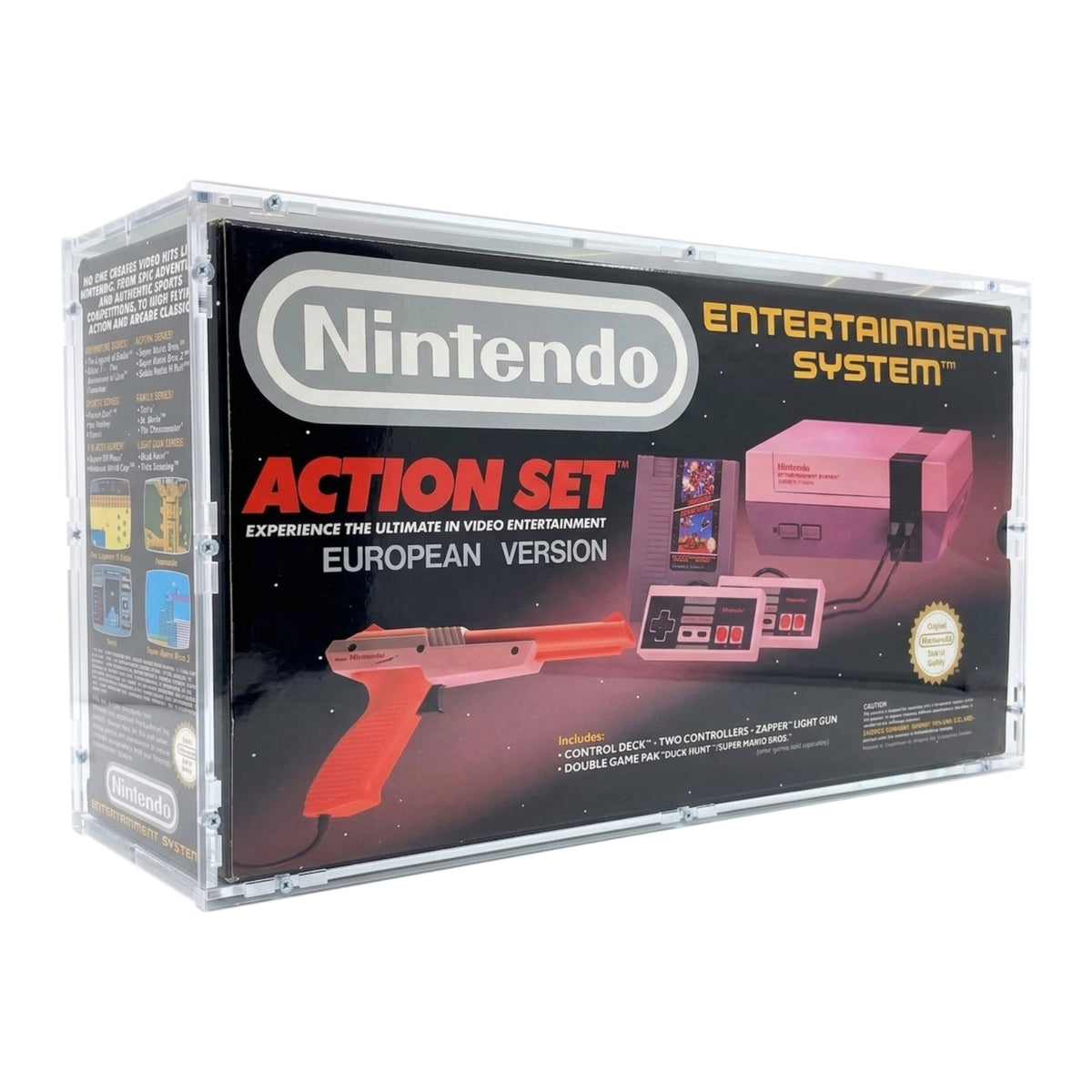 Acryl Case passend für Nintendo NES Action Set Konsole EU Version OVP