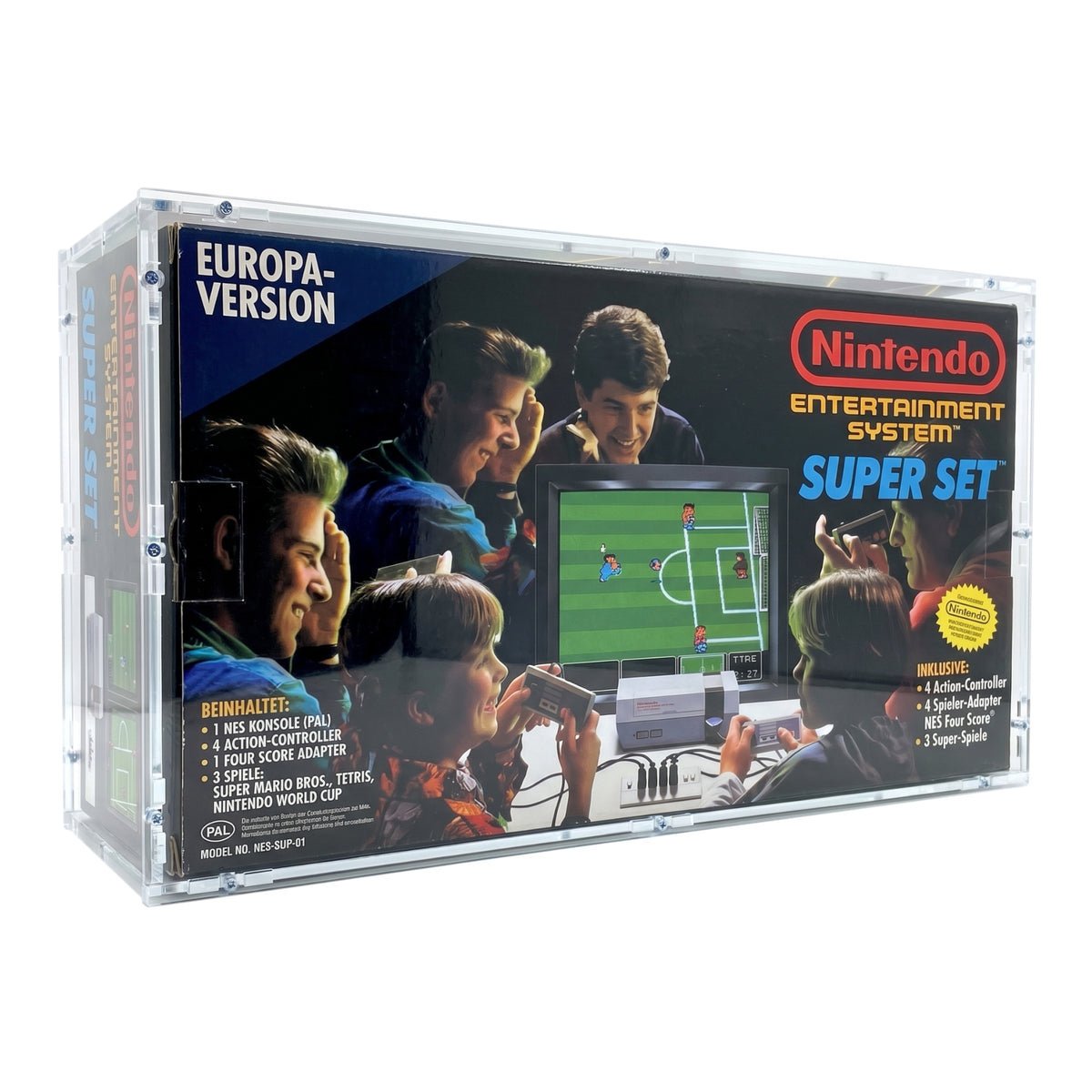 Acryl Case passend für Nintendo NES Super Set Konsole EU Version OVP