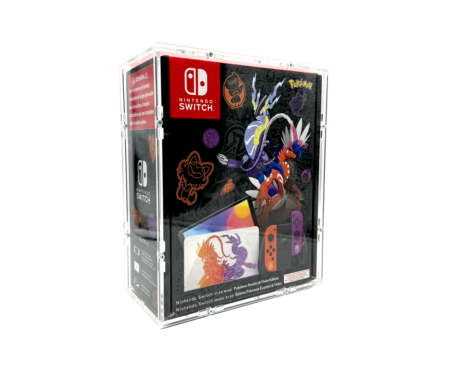 Acryl Case passend für Nintendo Switch OLED Spielekonsole