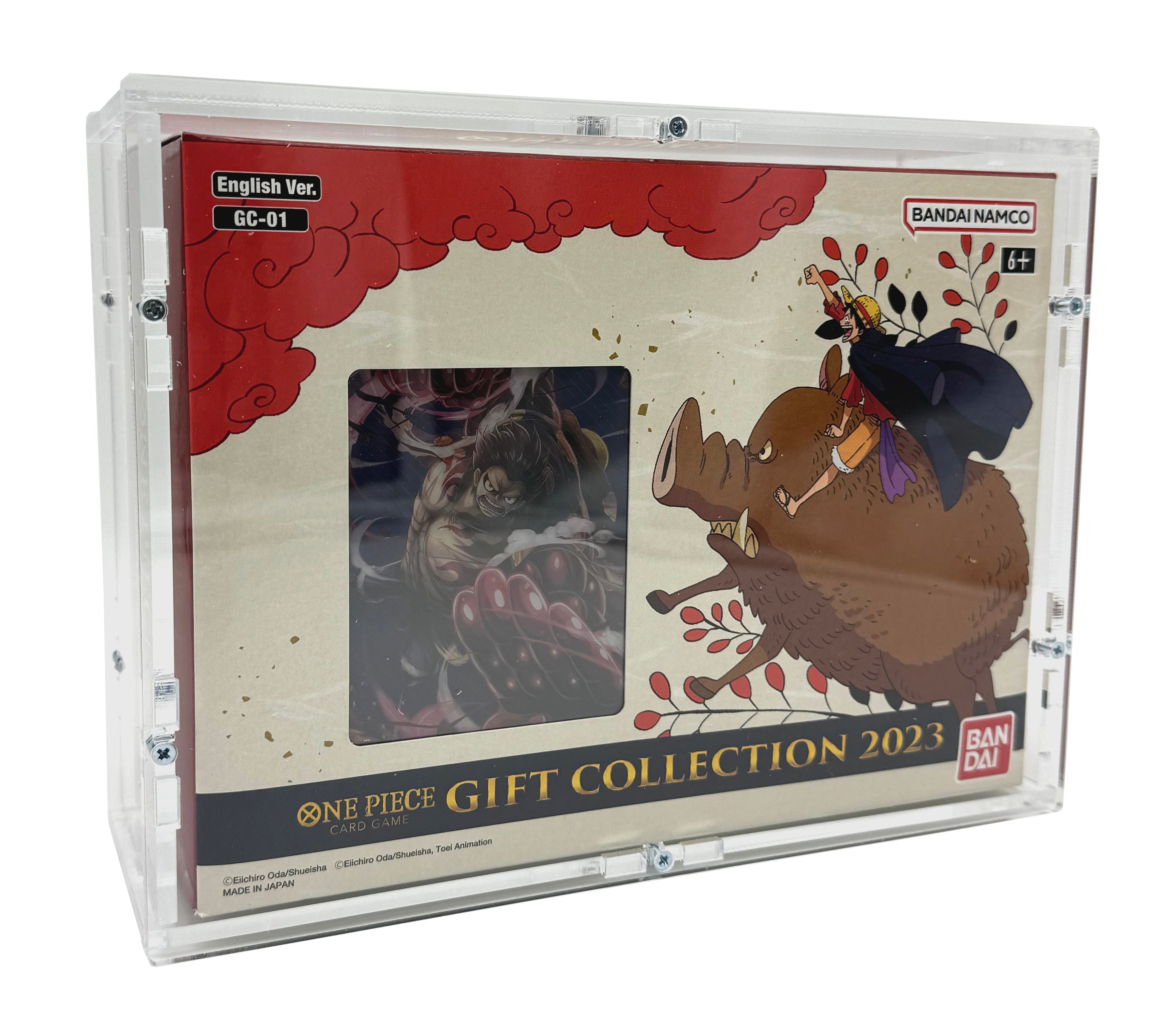 one piece card game gift collection 2023 gc-01 Acrylic Case suitable for One Piece Gift Collection 2023 GC-01 English – TCG -Cases.de