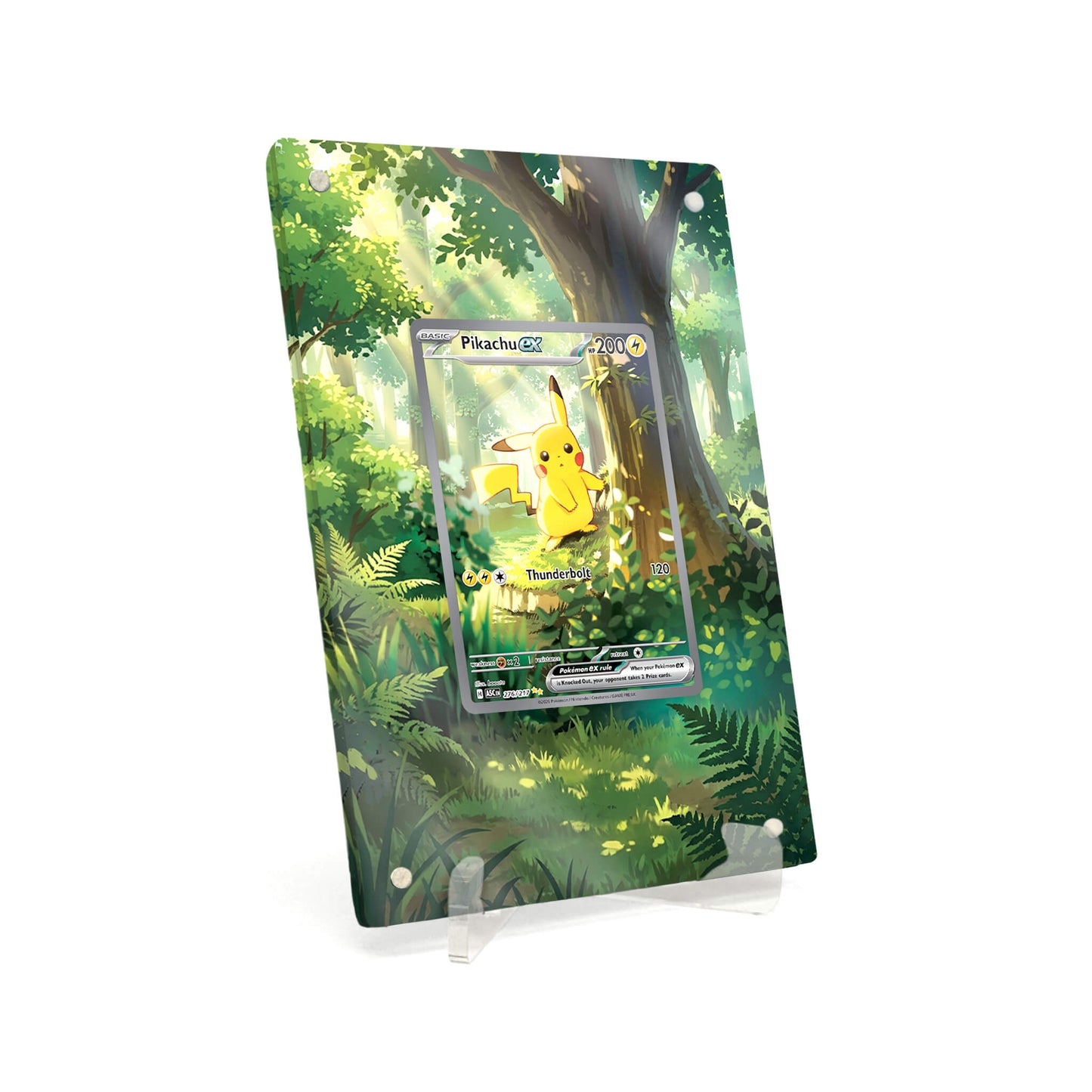 Extended Artwork Display Case Rahmen passend für Pokemon Pikachu ex Ascended Heroes (ASC) #276