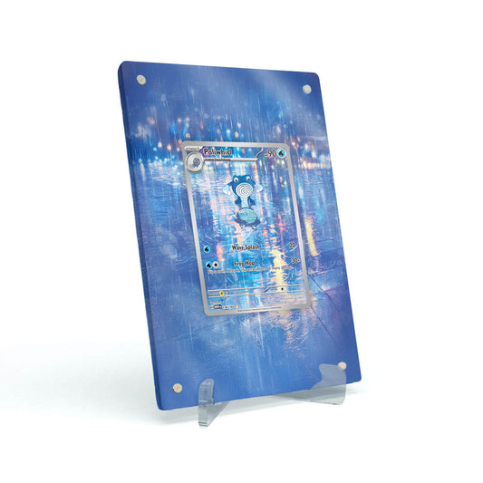 Extended Artwork Display Case Rahmen passend für Pokemon Poliwhirl 151 MEW 176