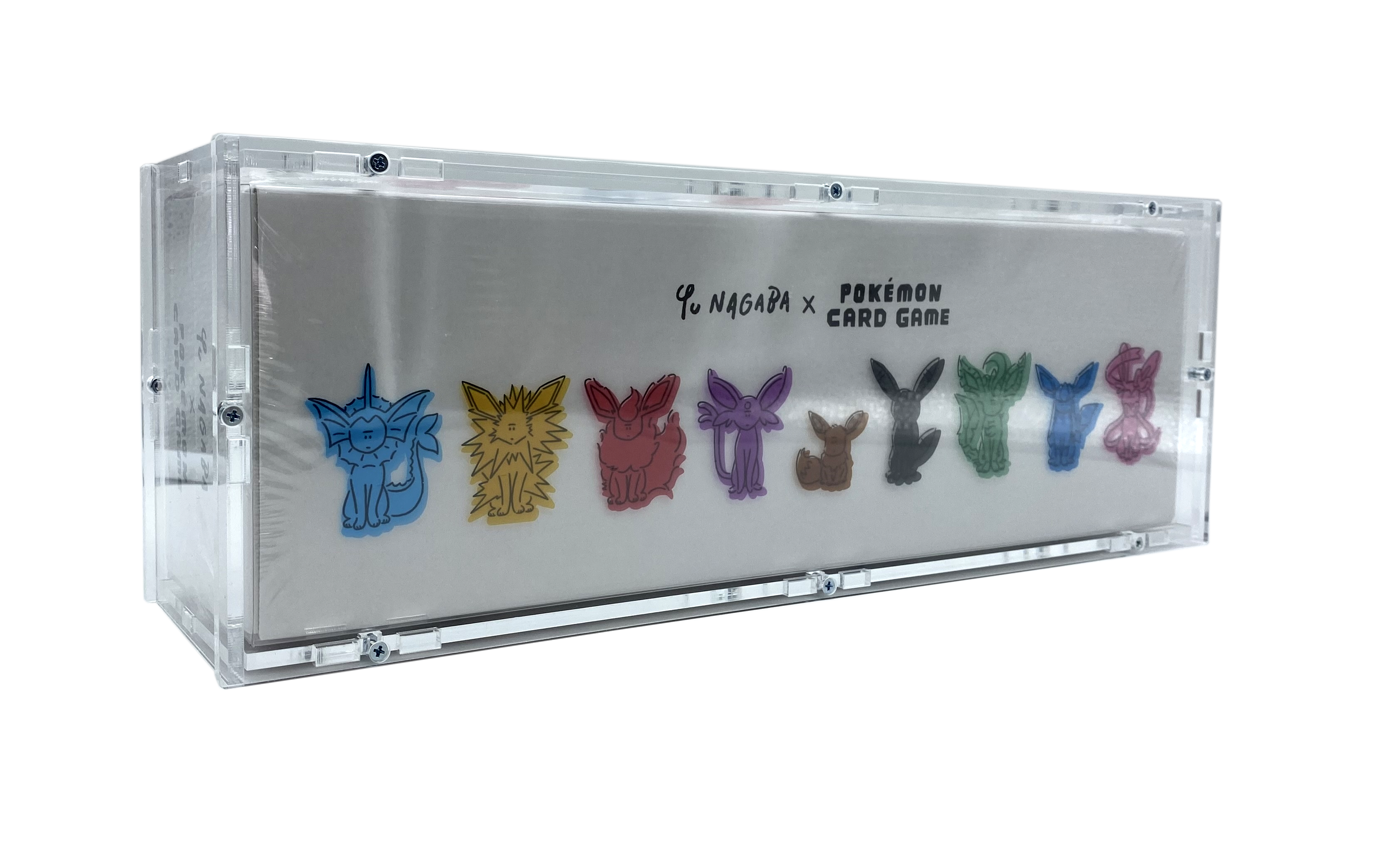 Acrylic case suitable for Pokemon YU NAGABA Pokemon Card Game Eeveel TCG -Cases.de Acrylic case suitable for Pokemon YU NAGABA Pokemon Card Game Eeveel TCG -Cases.de