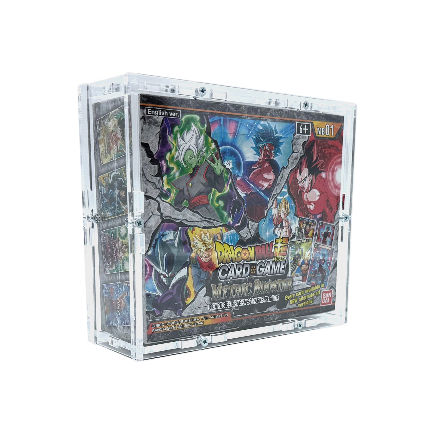 Acrylic Case suitable for Dragon Ball Super Mythic Booster Display (Booster Box) MB01