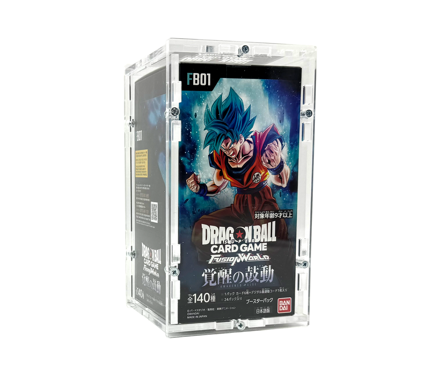 Acryl Case passend für Dragon Ball Super Fusion World Display (Booster Box) japanisch FB01 Awakened Pulse
