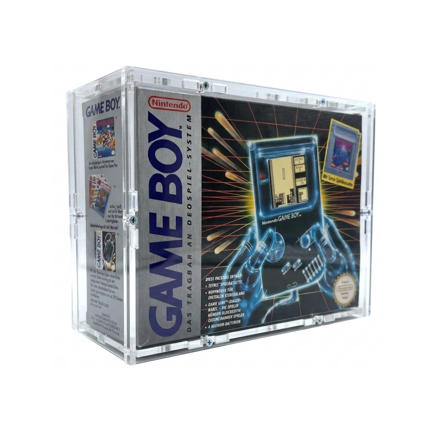 Acrylic case suitable for Nintendo Game Boy Console Tetris Bundle OVP
