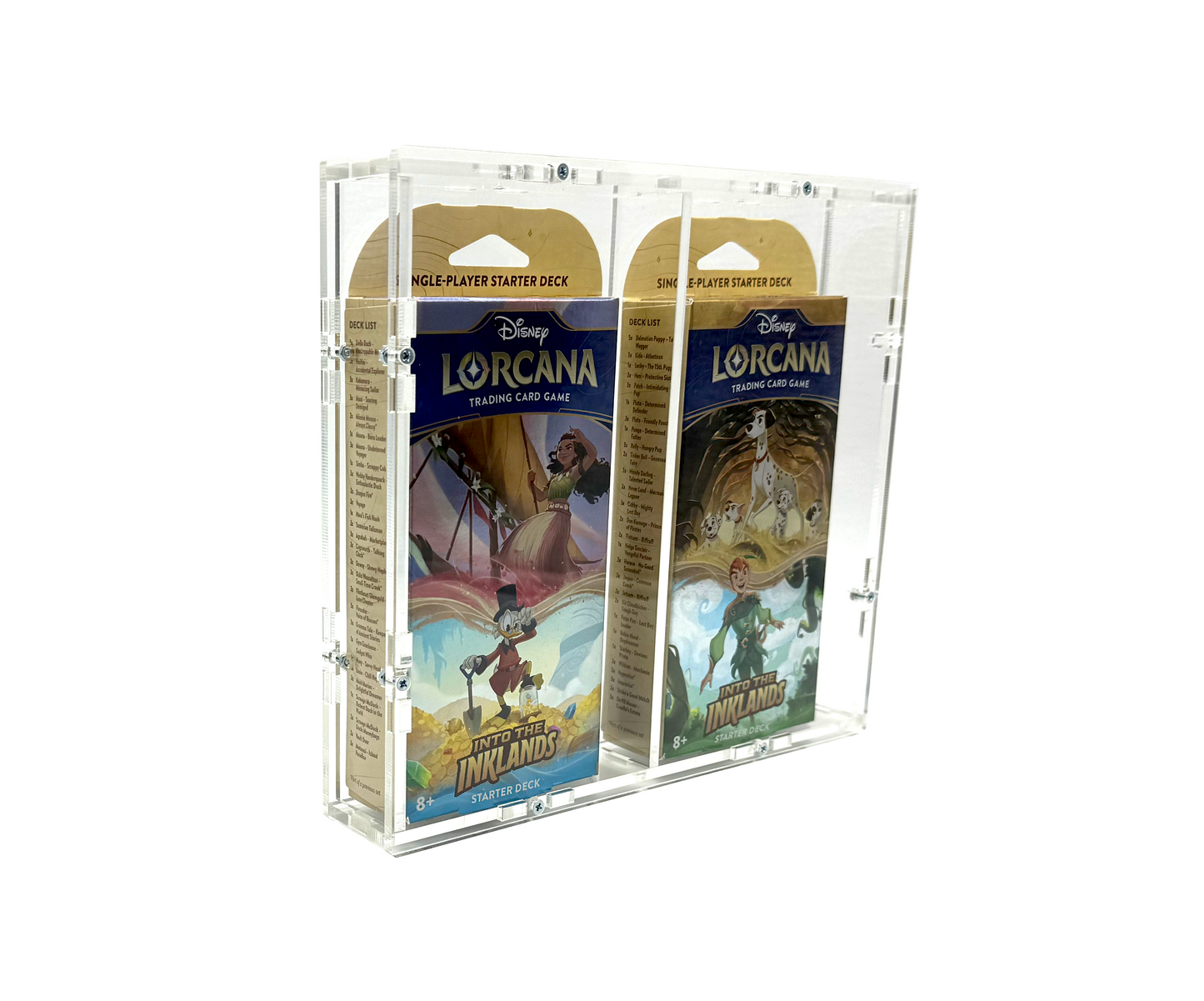 Acrylic Case suitable for Disney Lorcana 2x Starter Deck