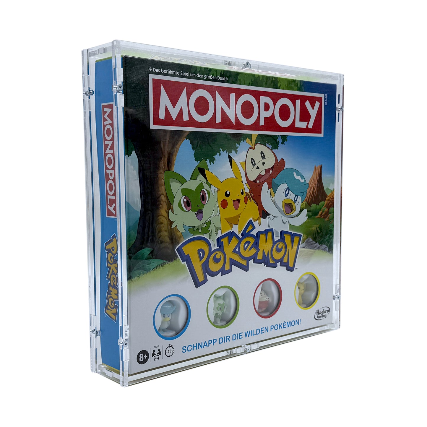 Acryl Case passend für Pokemon Hasbro Monopoly Spiel