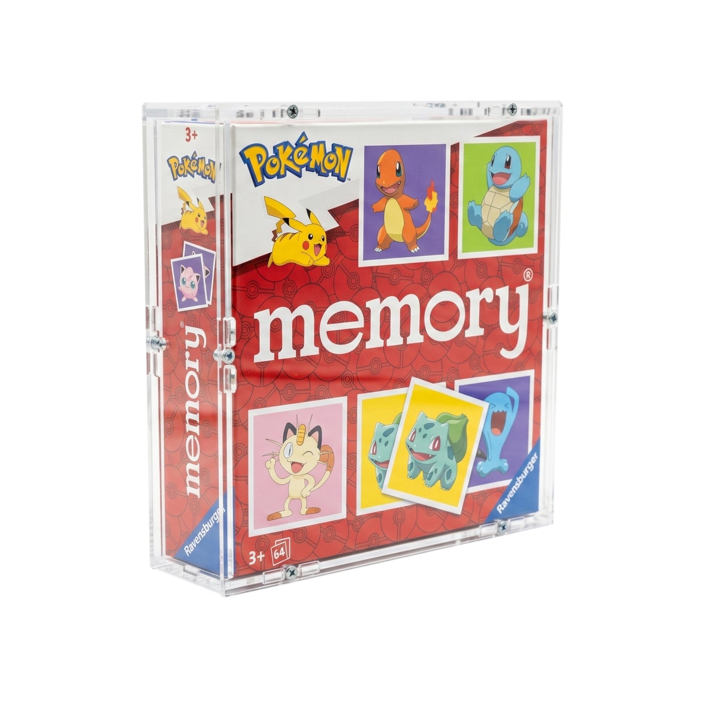 Acrylic case suitable for Ravensburger Pokémon Memory game