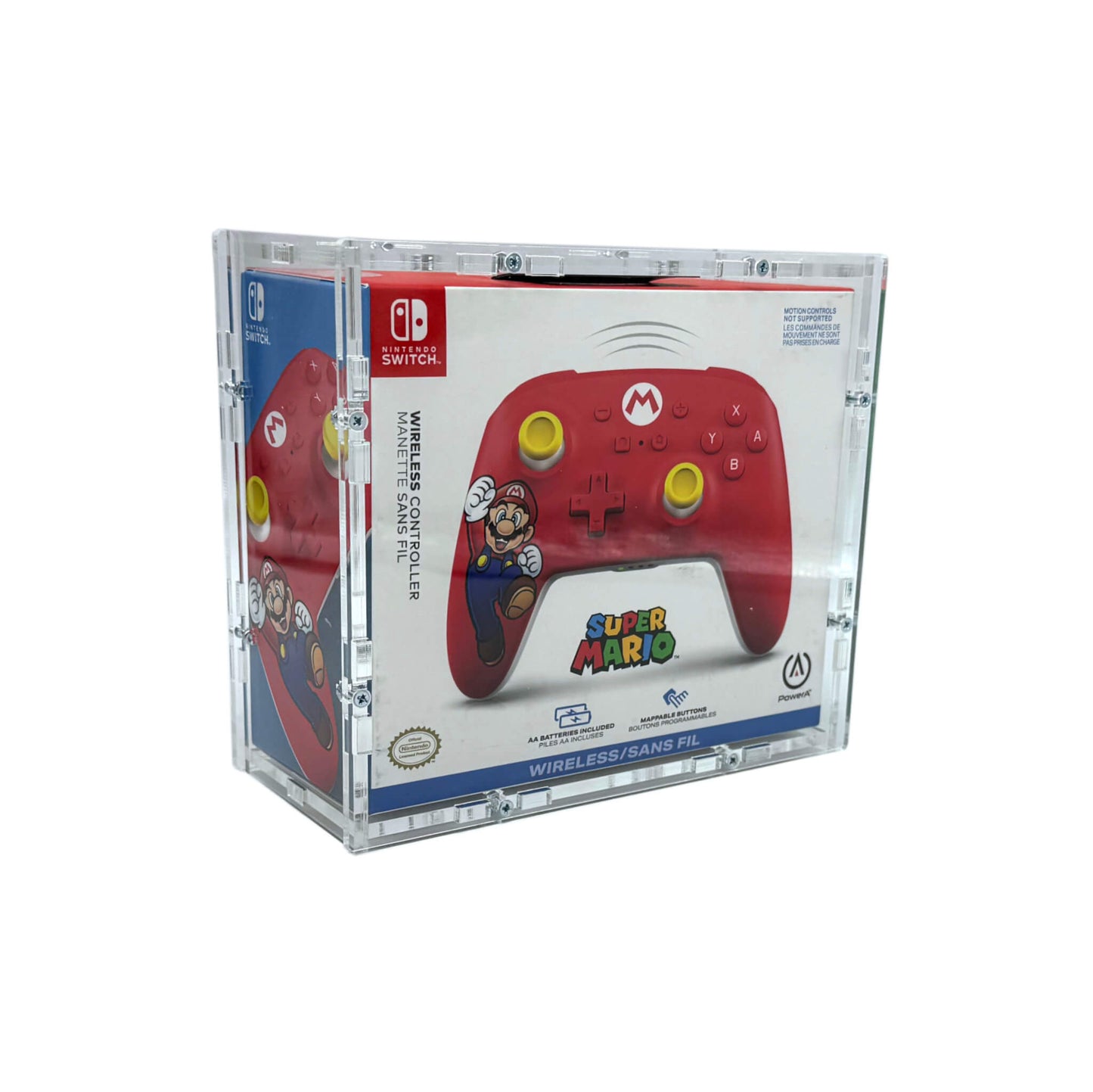 Acrylic Case suitable for Nintendo Switch Controller Original Packaging