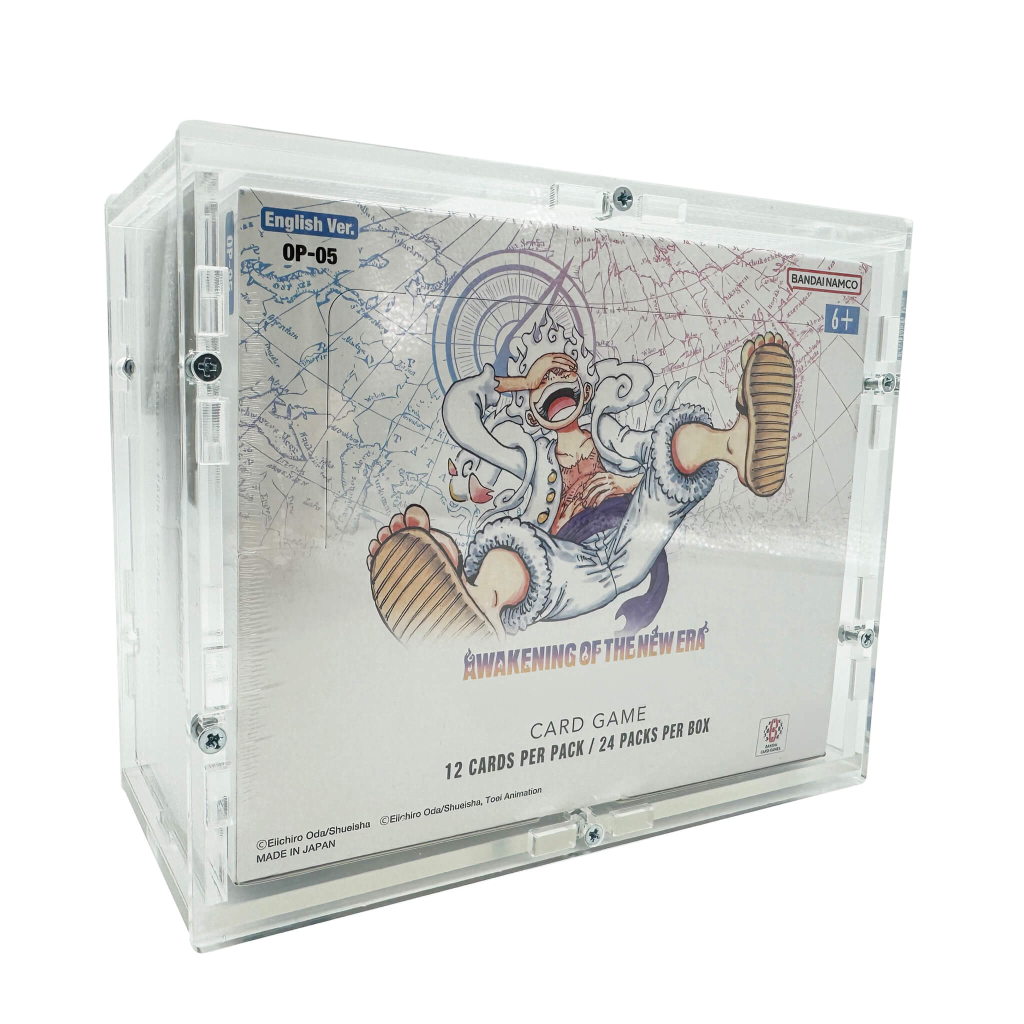 Acrylic Case suitable for One Piece Display (Booster Box) English OP-0 TCG-Cases.de Acrylic Case suitable for One Piece Display (Booster Box) English OP-0 TCG-Cases.de