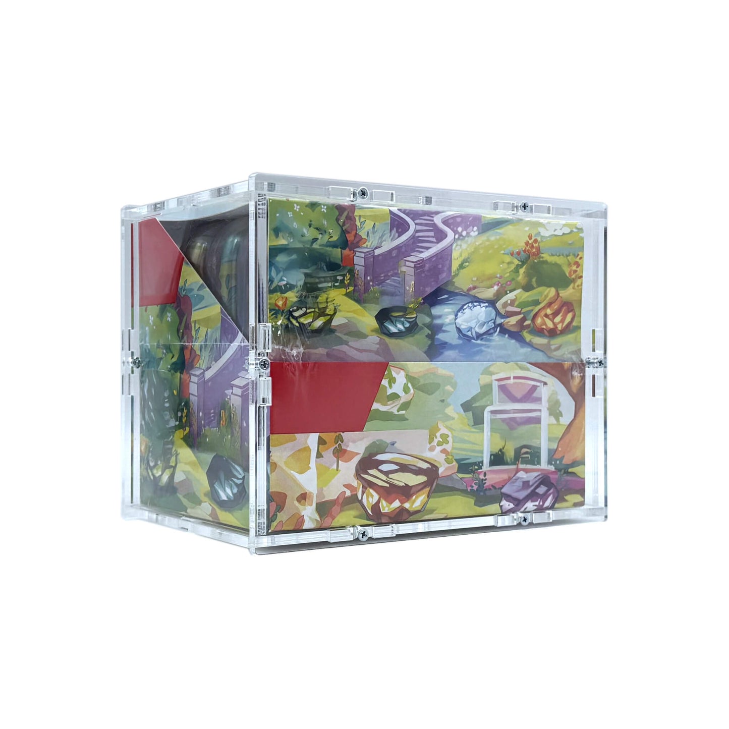 Acrylic Case suitable for Pokemon 8x Mini Tin Case Display Prismatic Evolutions