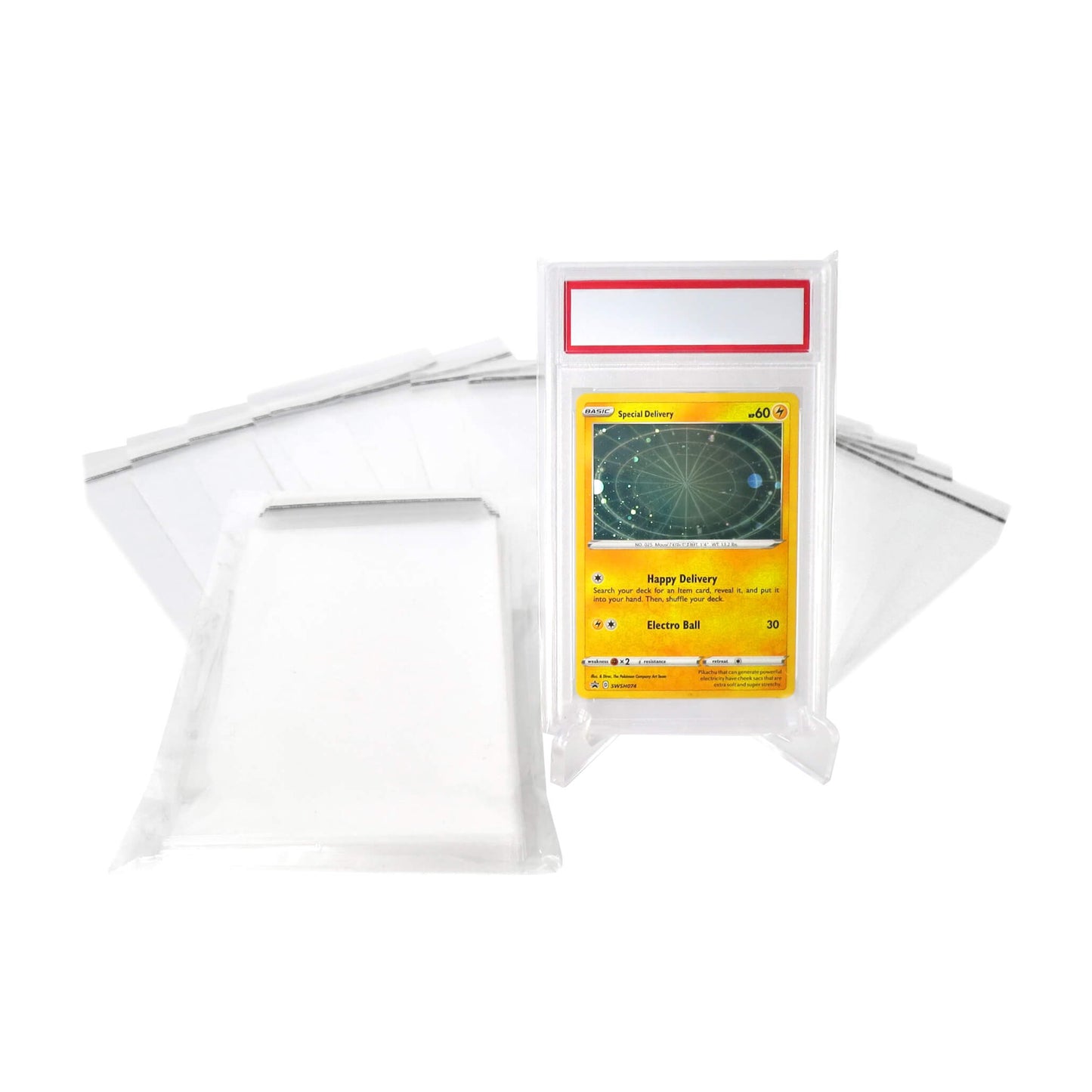 100x Sleeves / Protective Covers for PSA Cards Grading Card Slab