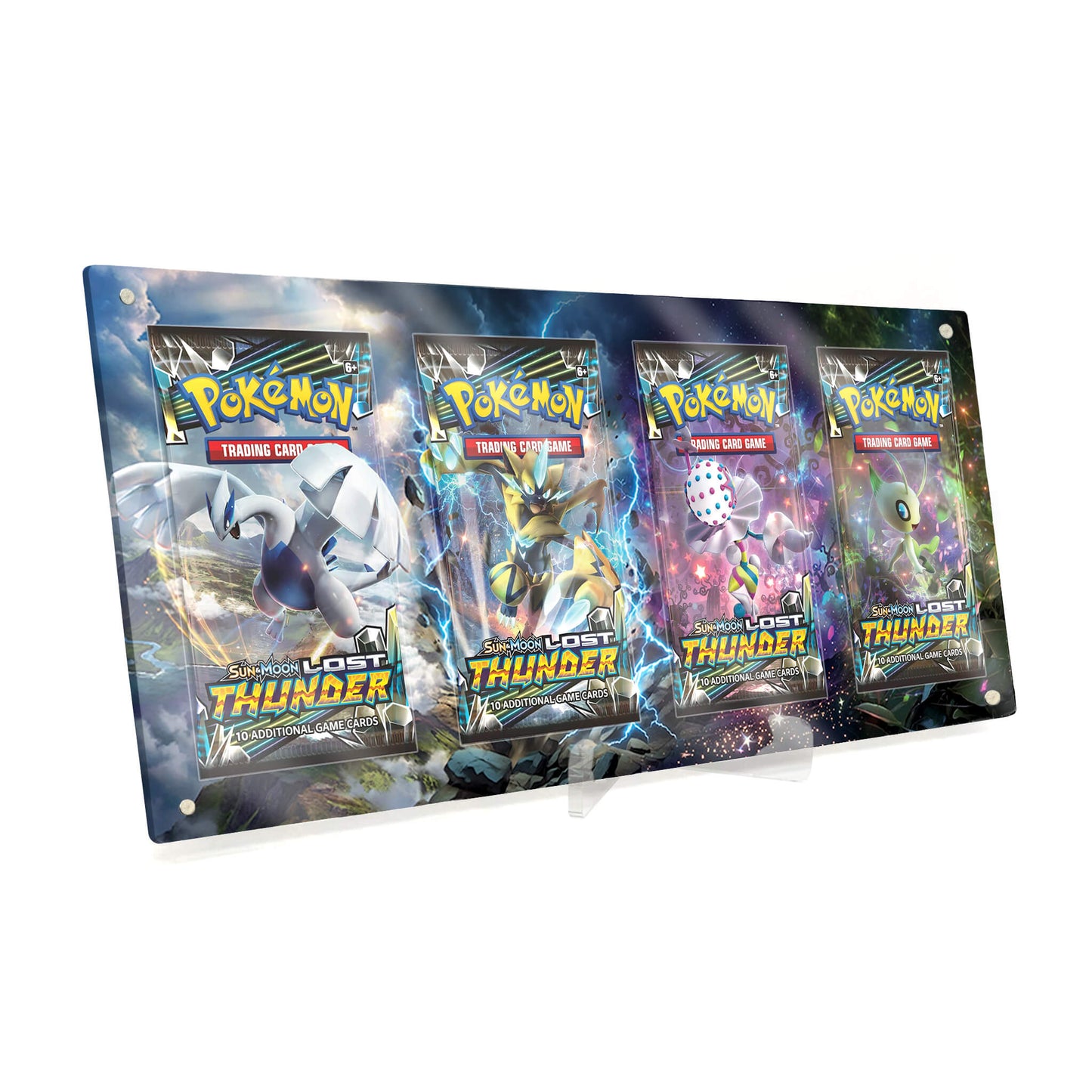 Extended Artwork Display Case Rahmen passend für Pokemon Booster Lost Thunder Echo des Donners