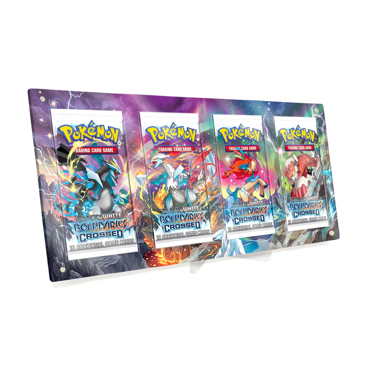 Extended Artwork Display Case Rahmen passend für Pokemon Booster Boundaries Crossed Überschrittene Schwellen