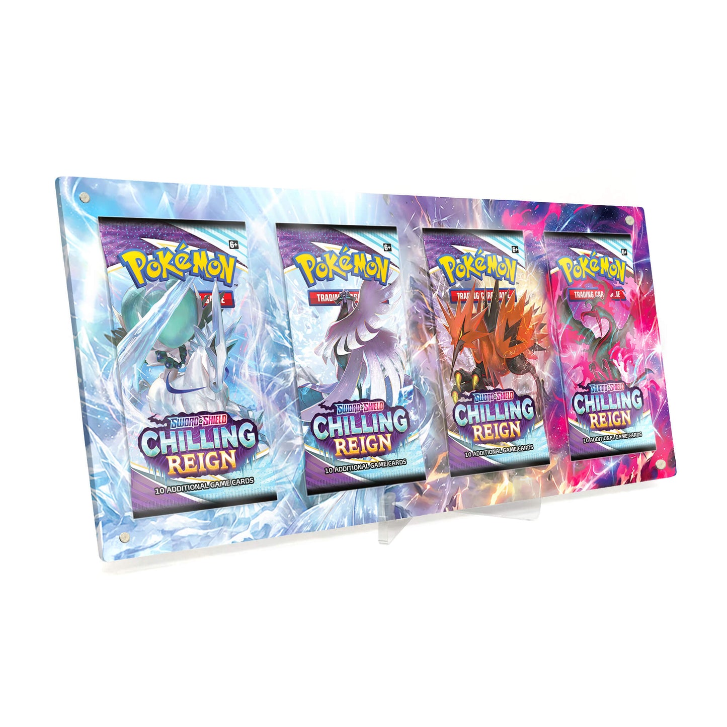 Extended Artwork Display Case Frame suitable for Pokemon Booster Chilling Reign