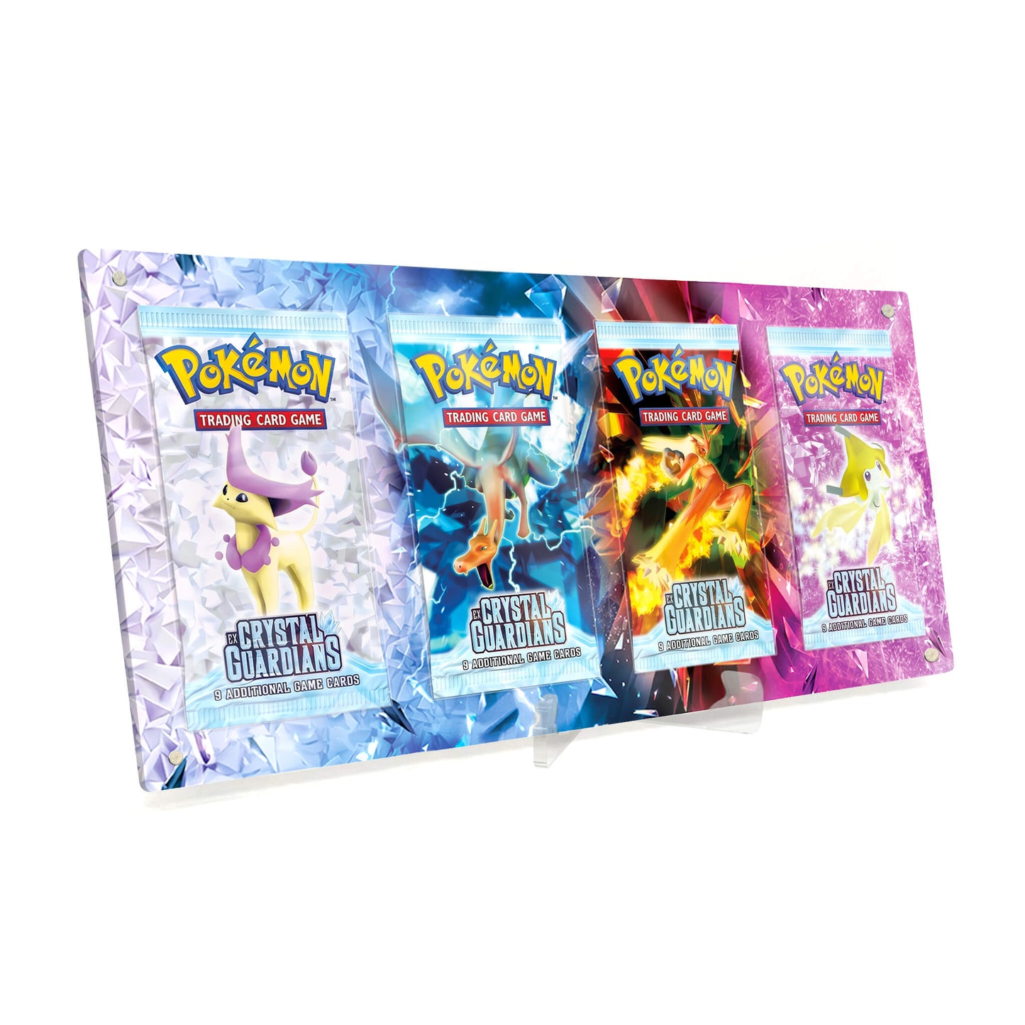 Extended Artwork Display Case Rahmen passend für Pokemon Booster Crystal Guardians