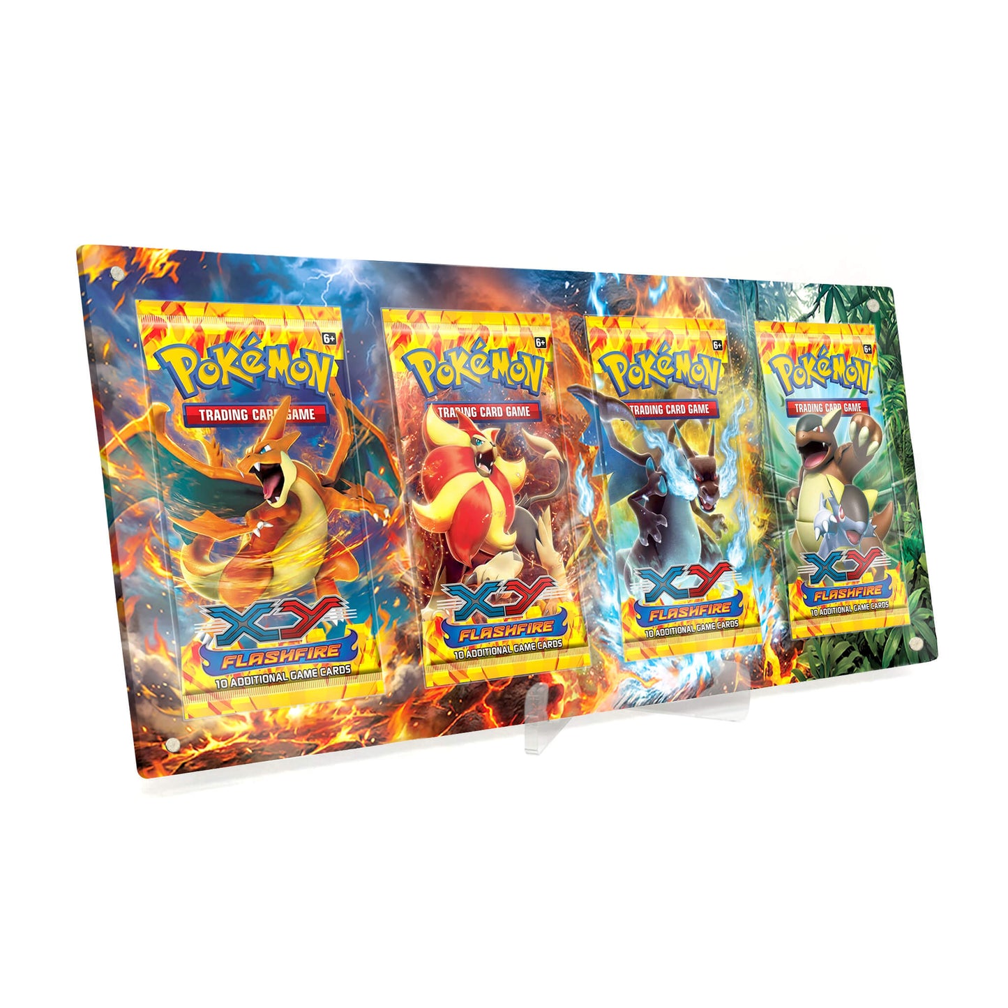 Extended Artwork Display Case Rahmen passend für Pokemon Booster Flashfire Flammenmeer