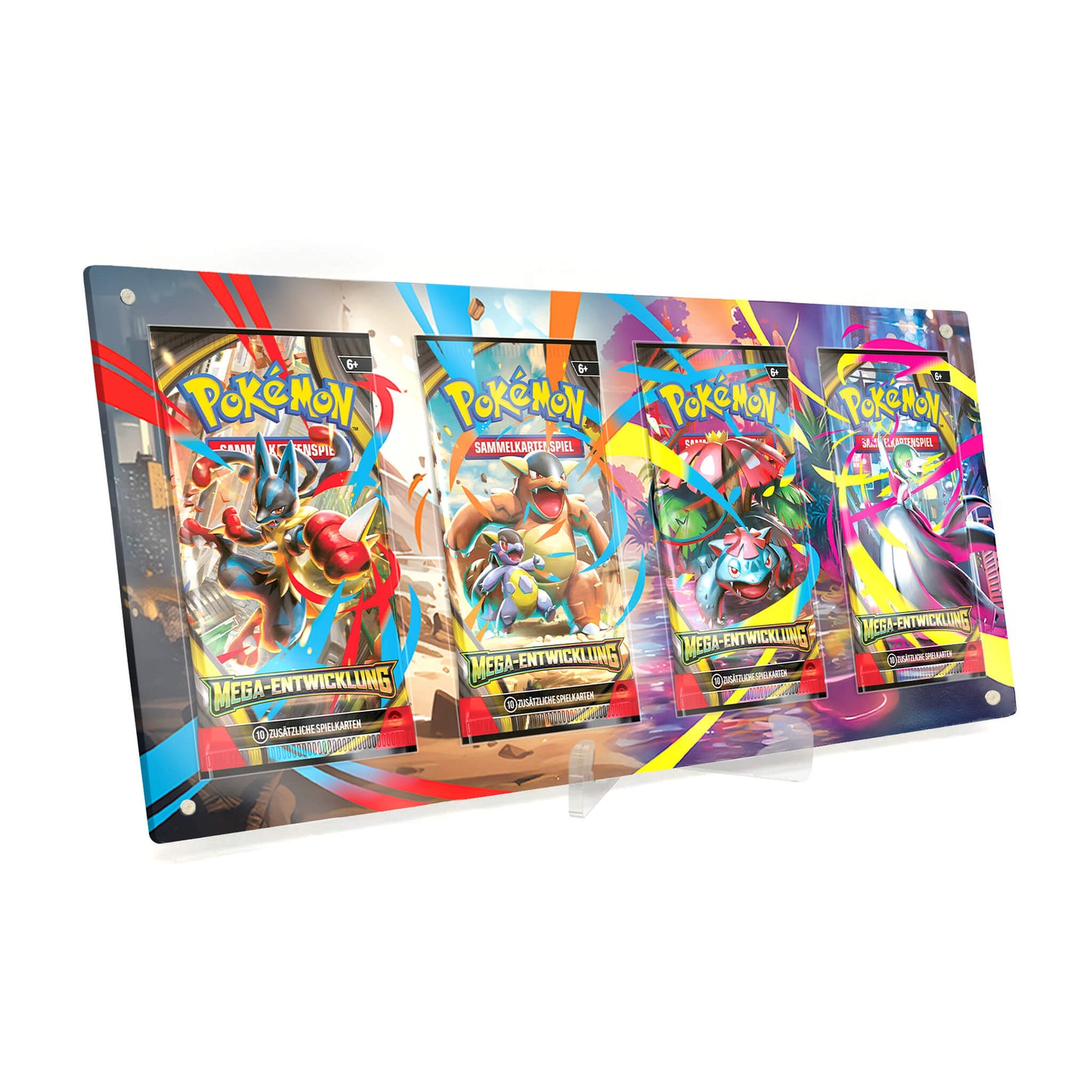 Extended Artwork Display Case Frame suitable for Pokemon Booster Mega Evolution Mega Evolution