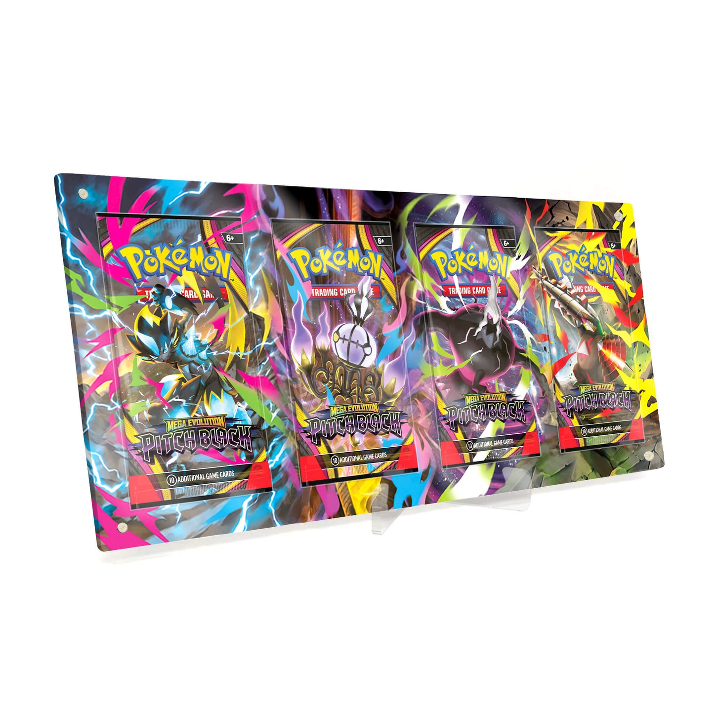 Extended Artwork Display Case Rahmen passend für Pokemon Booster Pitch Black Dunkelnacht