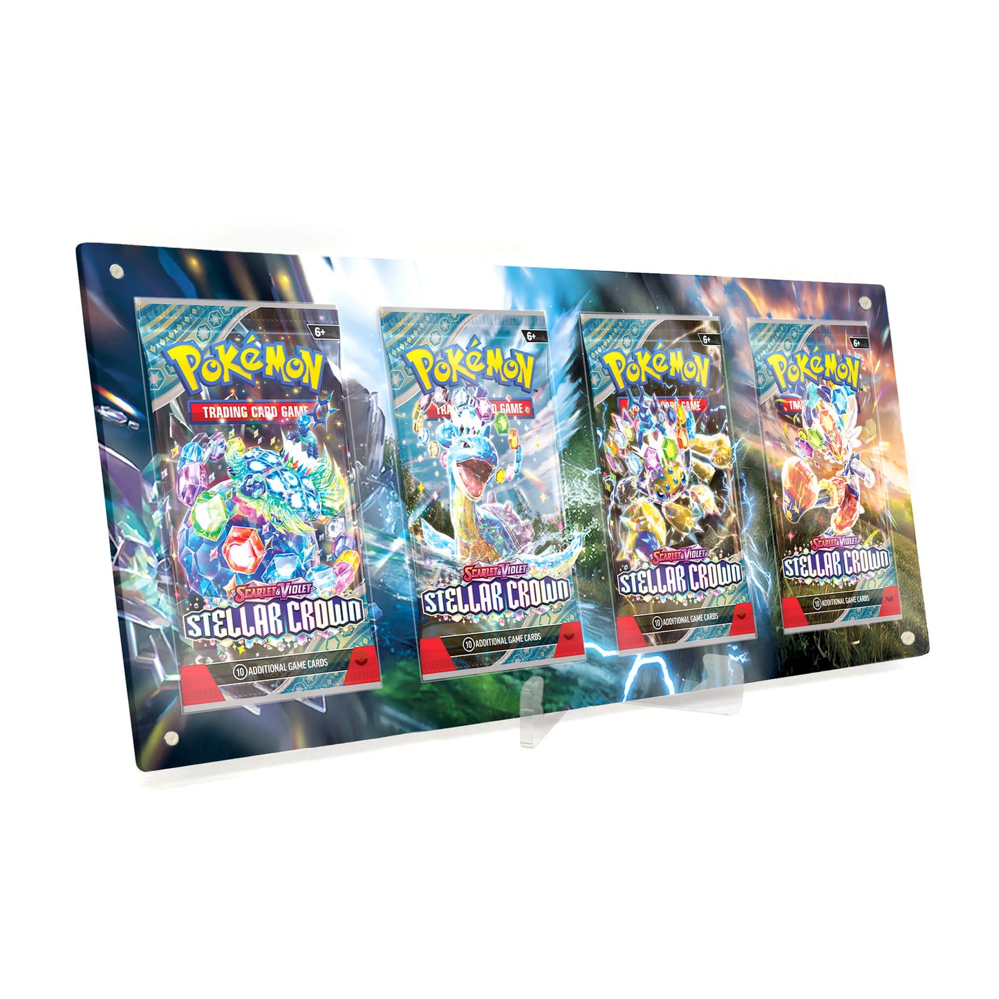 Extended Artwork Display Case Rahmen passend für Pokemon Booster Stellar Crown Stellarkrone
