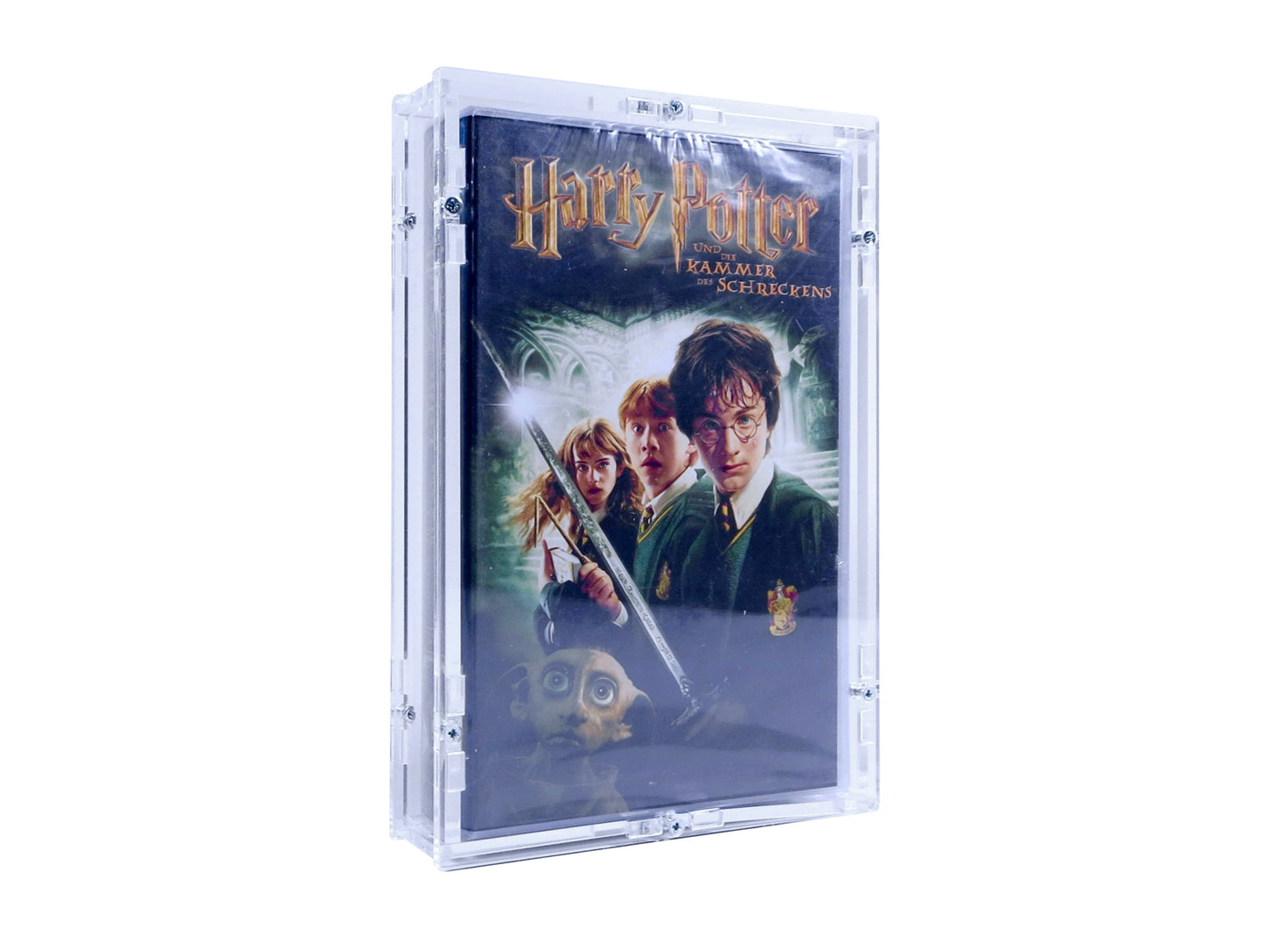 Acrylic case suitable for VHS video cassette (European version)