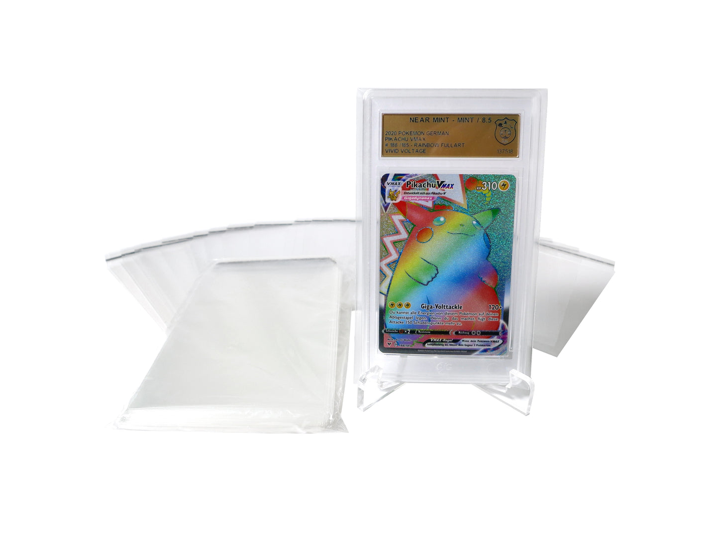 100x Sleeves for GSG cards e.g. Pokemon
