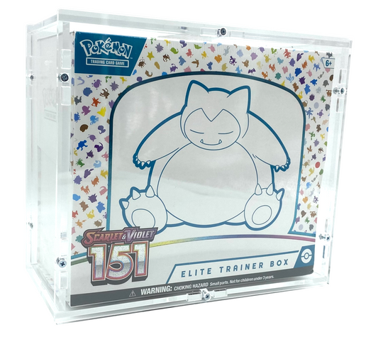 Acrylic case for Pokemon Elite Trainer Box ETB for example 151