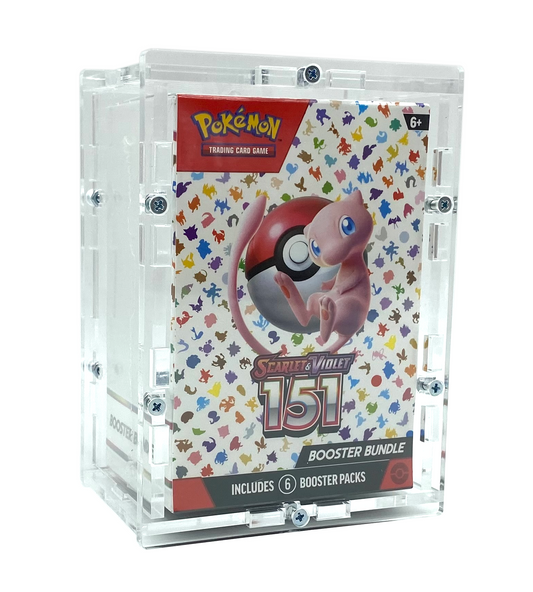 Acryl Case für Pokemon Booster Bundle Box zum Beispiel 151