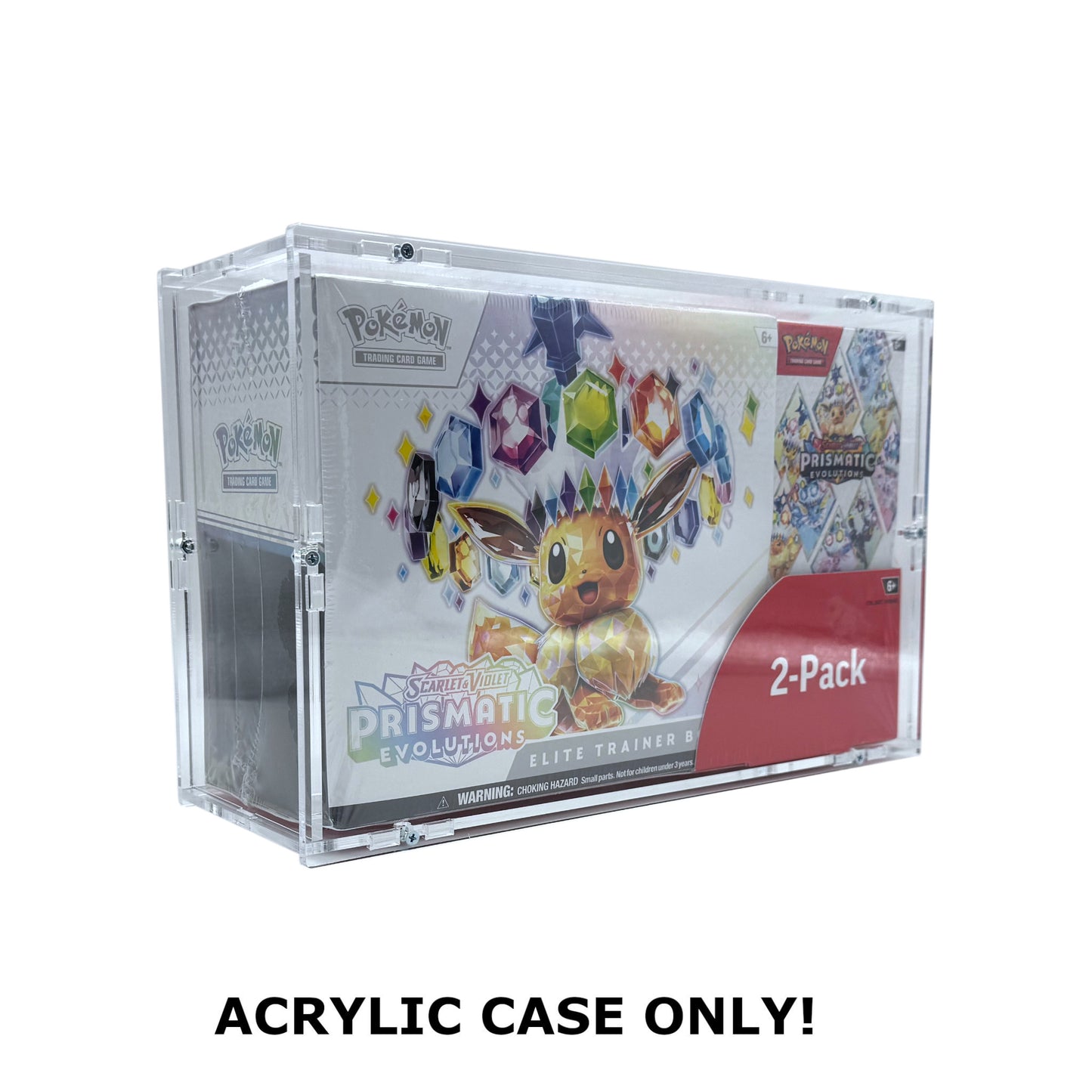 Acrylic Case for Pokemon Costco 2-Pack ETB and Booster Bundle