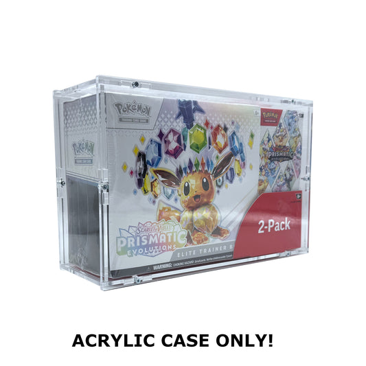 Acrylic Case for Pokemon Costco 2-Pack ETB and Booster Bundle