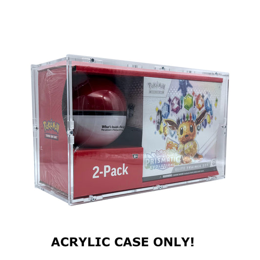 Acrylic Case suitable for Pokemon ETB + Pokeball Sam's Club Bundle