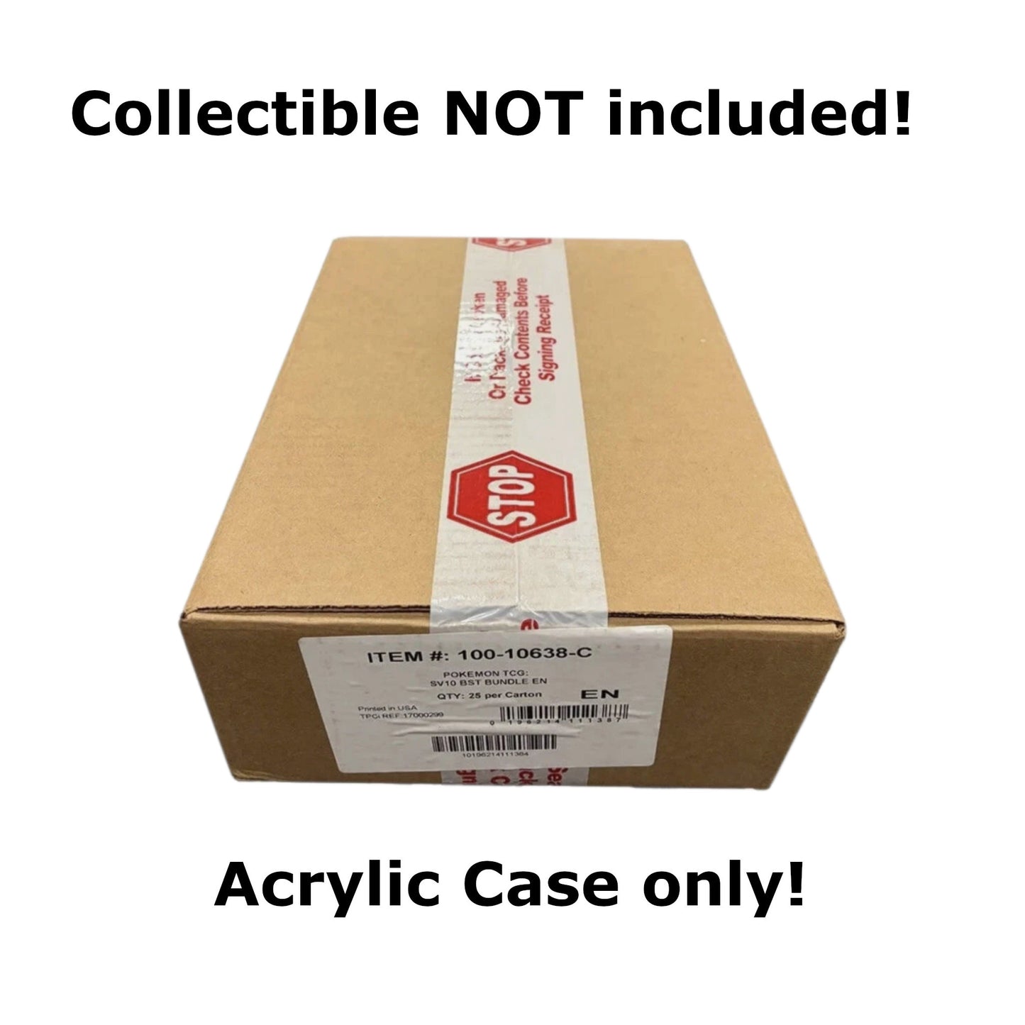Acryl Case passend für Pokemon 25er Booster Bundle Box Display Case