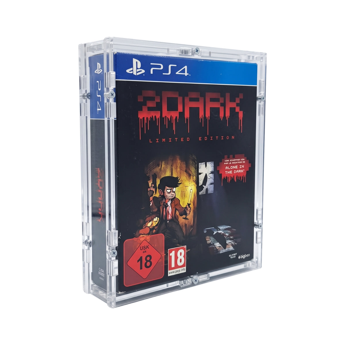 Acryl Case passend für PlayStation 4 PS4 2Dark Limited Steelbook Edition Spiel