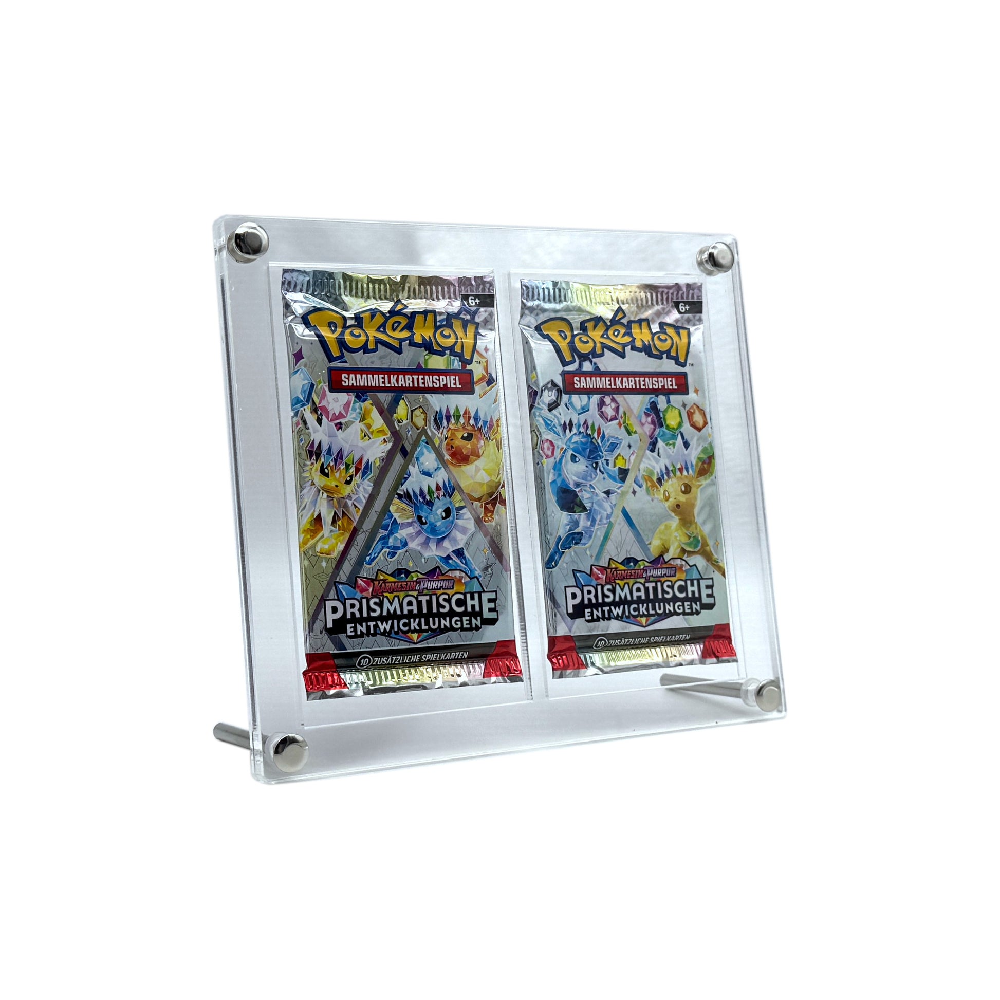 Acrylic Case Pokemon 4x Booster Stand Frame Display TCG-Cases.de Acrylic Case Pokemon 4x Booster Stand Frame Display TCG-Cases.de